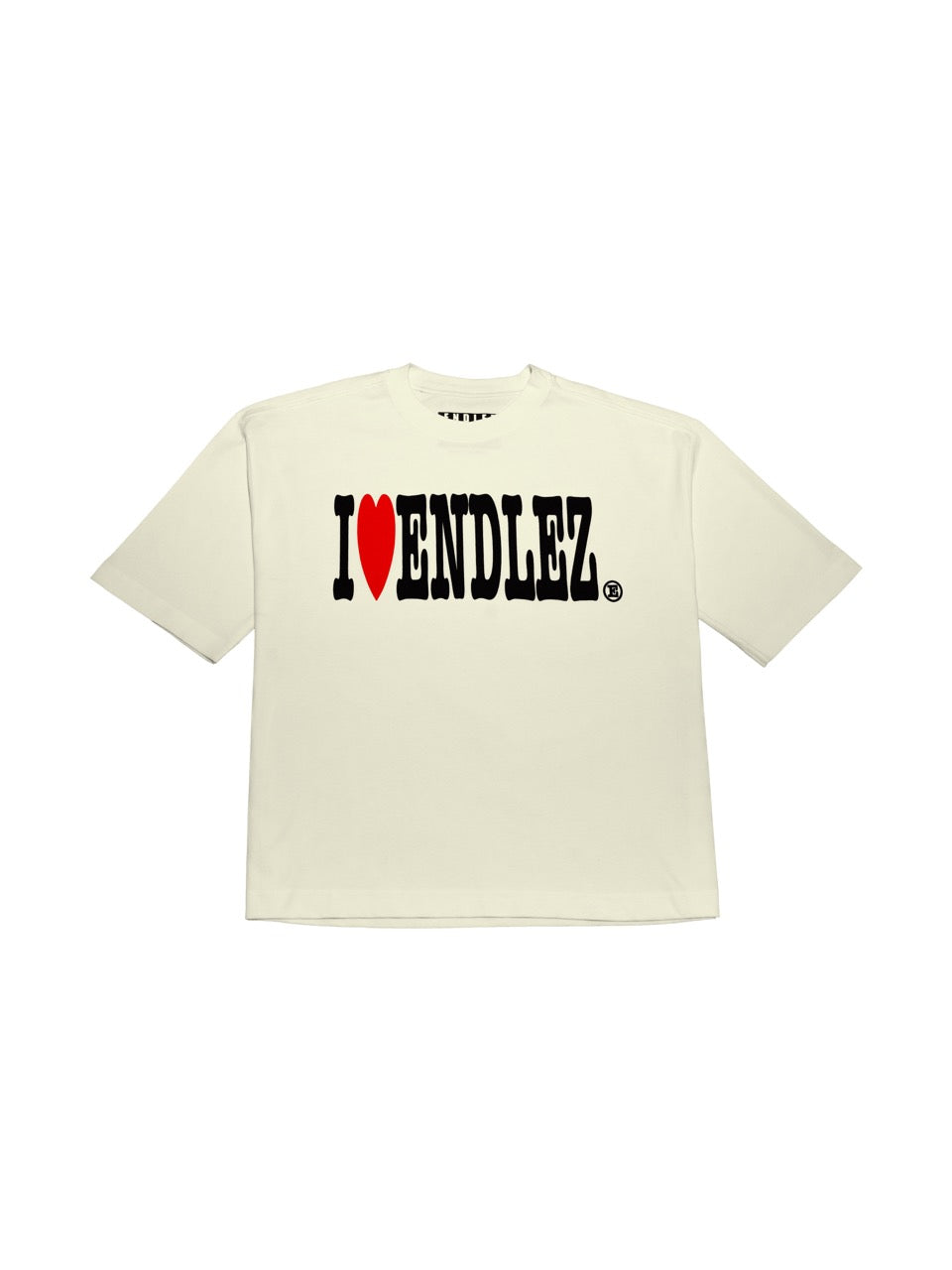 I <3 ENDLEZ - T-SHIRT BEIGE